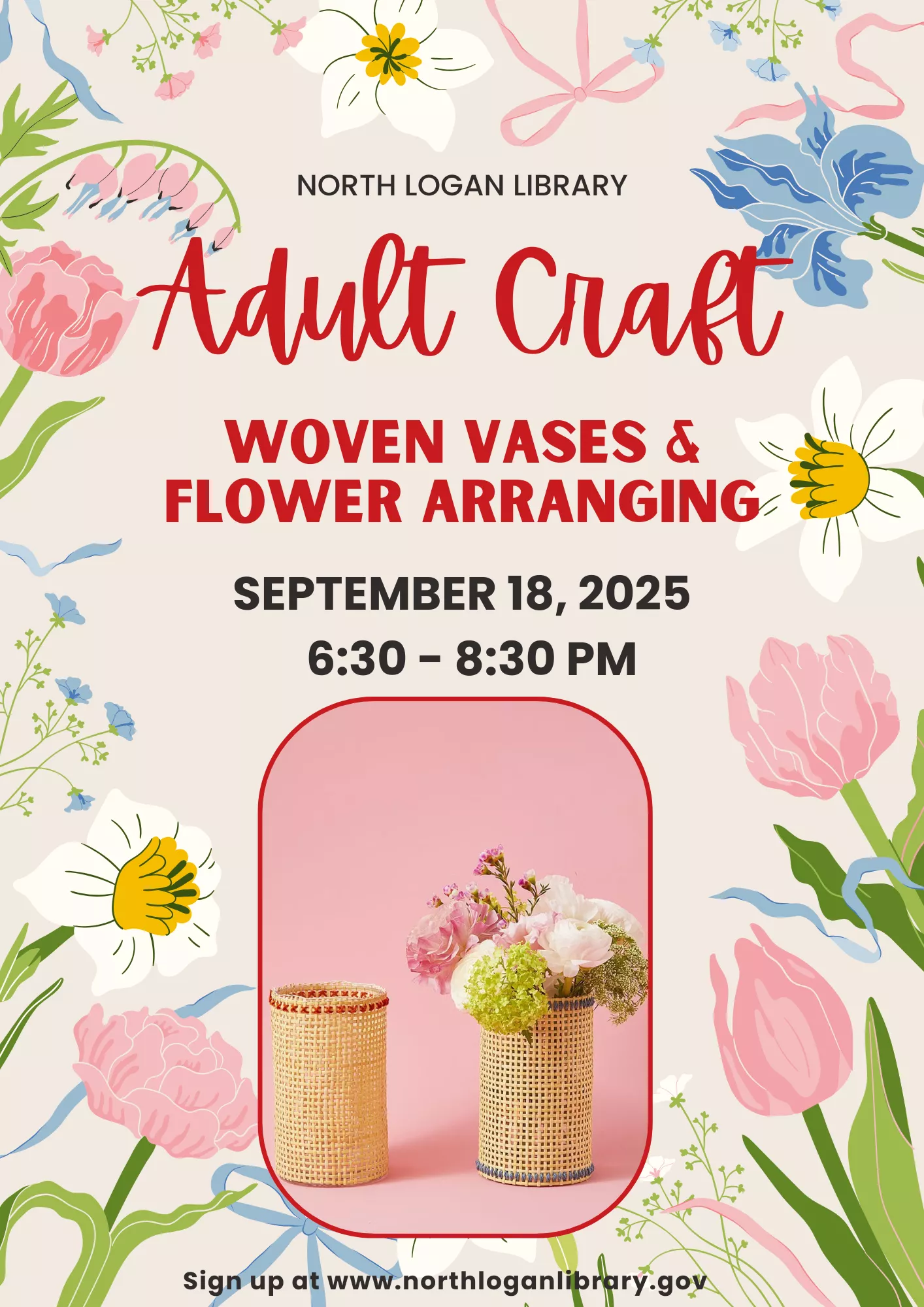 woven vases