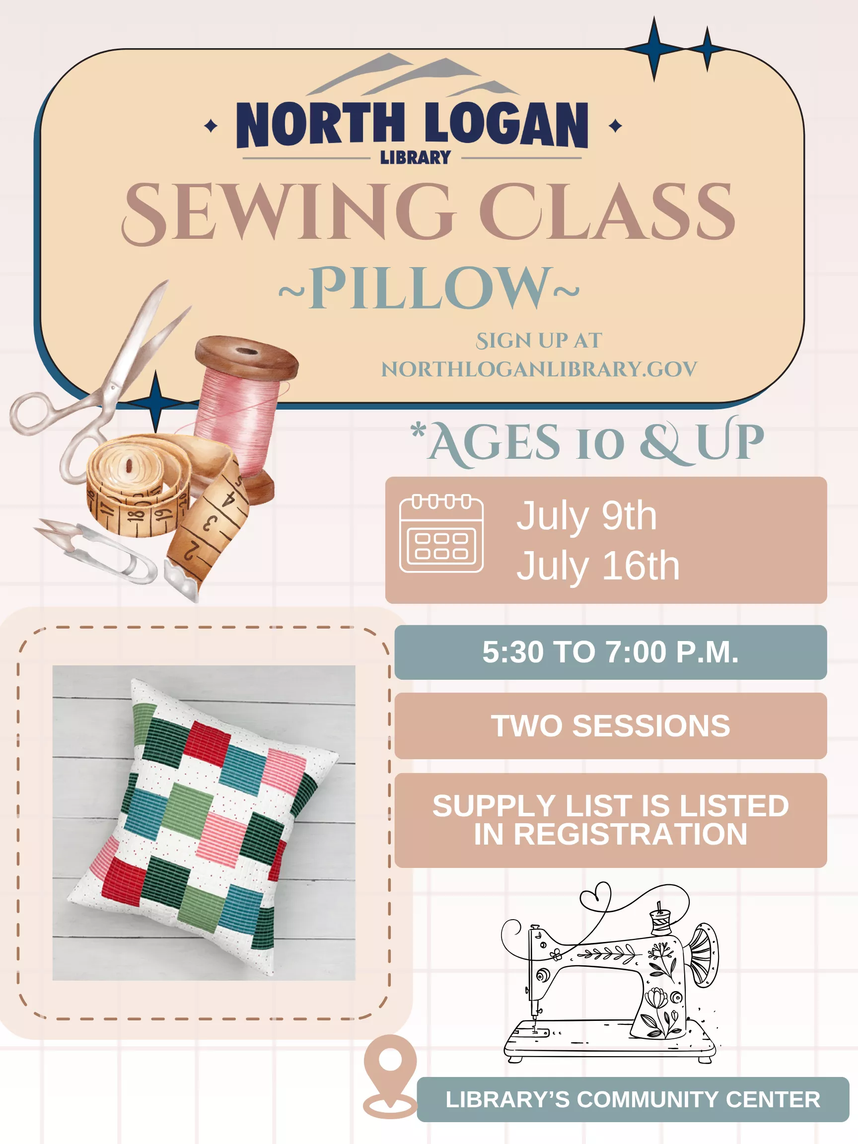 sewing class