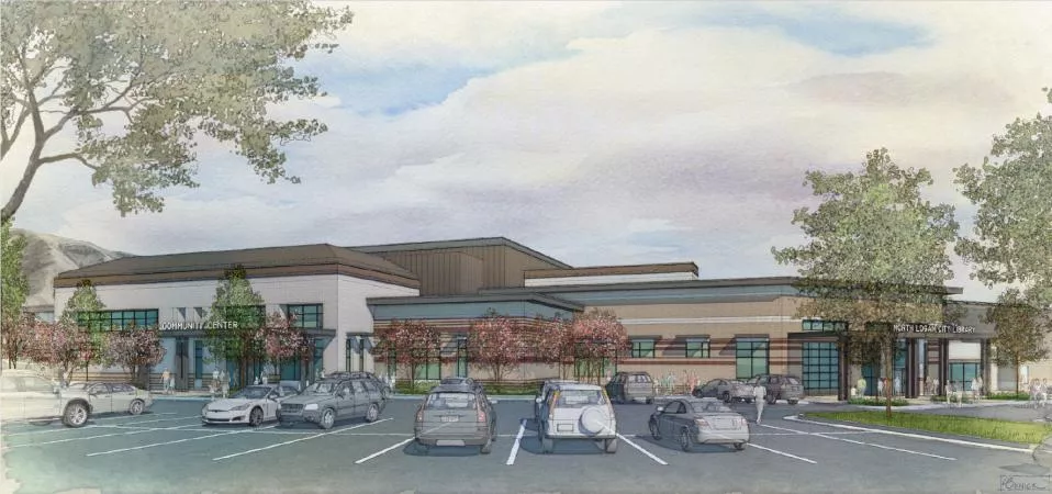 North Logan City Library Rendering