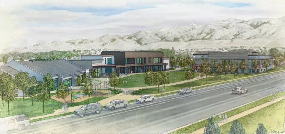 North Logan City Library Rendering