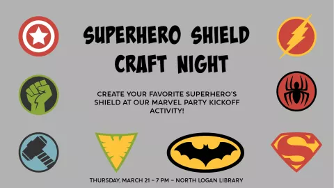 Teen Thursday - Superhero Shield Craft Night